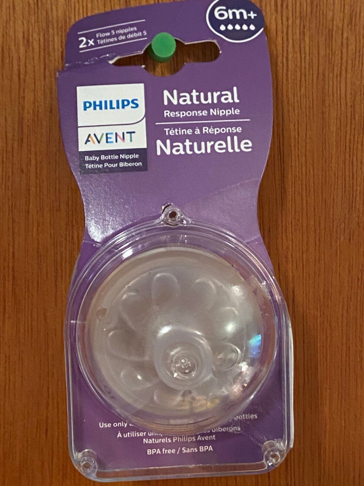 Philips AVENT Natural Response Flow 1 Newborn Nipples 0m+ Nipple 2 Packs  New