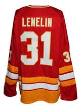Any Name Number Atlanta Flames Retro Hockey Jersey New Red Lemelin Any Size image 5