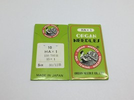 15x1, 130/705H, HAx1 Size 12/80 ORGAN BALL POINT home sewing machine nee... - $7.95