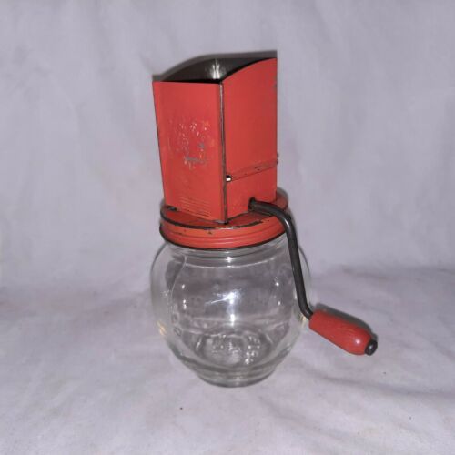 Glass Herb and Nut Chopper by Lorraine Metal Mfg Co New York 