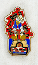Disney 2002 WDW Donald Duck Build A Pin Event Countdown 3 Days 3-D LE Pi... - $11.66