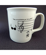 Rubes Comic Music Themed Coffee Mug Allow Me Introduce You To Staff Leig... - $14.50