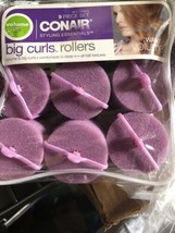 2 Packs Conair Big Curl Foam Rollers, 9 Count Fast Shipping New USA Seller - $22.77