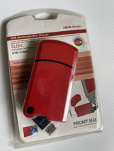 Red USB Rechargeable Pocket Shaver  - $7.59