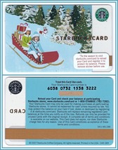 2007 Starbucks Card Sleigh Ride Collectible No Value - $9.99