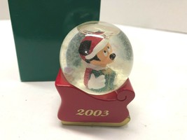 JC PENNEY 2003 Mini Disney Mickey Mouse Snow Globe Snowglobe - $14.85