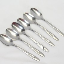 Americana Star Teaspoons Stainless 6" Lot of 6 - $19.59