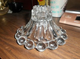 &quot;BOOPIE&quot; Pattern 2 1/2&quot; Candle Holder Anchor Hocking (SET 2) Bubble Bottoms - $11.69