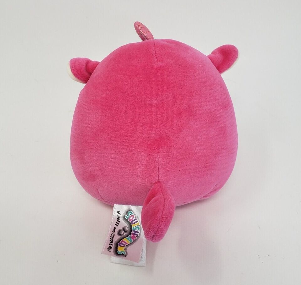 5" SQUISHMALLOWS ZOE THE UNICORN HOT PINK STUFFED ANIMAL PLUSH TOY