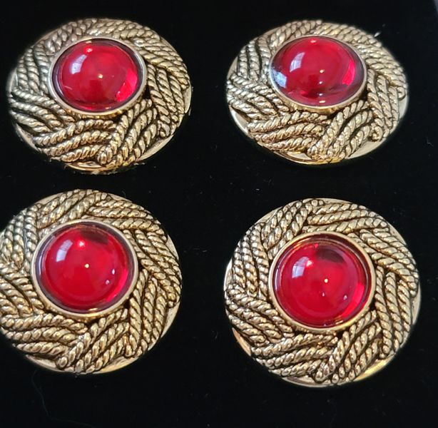 Red Gems (Set of 4)