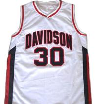 Stephen Curry #30 Davidson College Wildcats Basketball Jersey White Any Size image 1