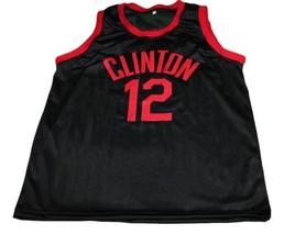 Nate Archibald #12 Clinton High School Basketball Jersey New Sewn Black Any Size image 1