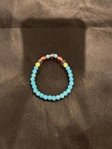 Stretchy Fashion Beaded Bracelet Blue - $4.99