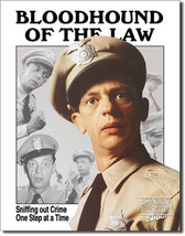 The Andy Griffith Show Bloodhound of the Law Cartoon Character Metal Sign - $20.95