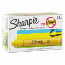 Sharpie Accent Tank Style Highlighter Chisel Tip Yellow Dozen 25005 - $25.99
