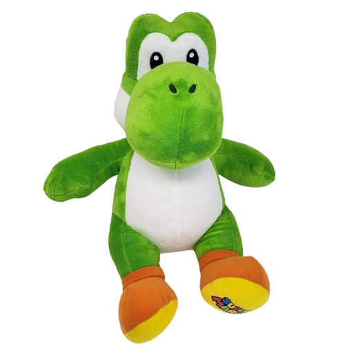 BUILD A BEAR NINTENDO SUPER MARIO GREEN YOSHI STUFFED ANIMAL PLUSH TOY ...