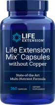 MAKE OFFER! Life Extension Mix Capsules Without Copper 360 caps - $58.50