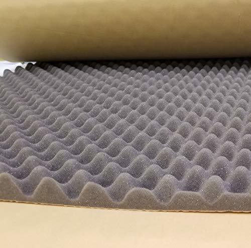 9 pack Acoustic Soundproofing Egg Crate Foam Tiles 2 x 12 x 12 (charcoal)