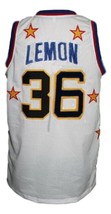 Meadowlark Lemon Custom Harlem Globetrotters Basketball Jersey White Any Size image 2