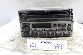04 Ford Explorer Radio AM FM CD Tape Cassette Player 3L2T18C868BD OEM 89... - $46.39