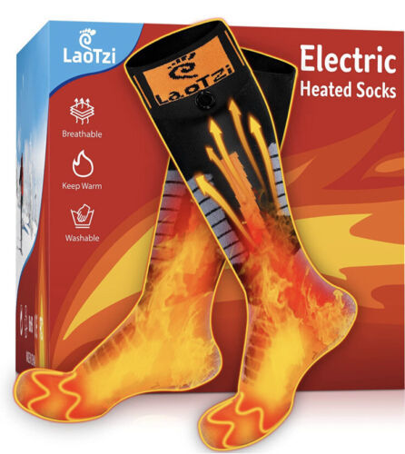 Rechargeable Heated Socks for Men & Women - Foxelli