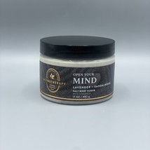 Bath Body Works Aromatherapy OPEN YOUR MIND Lavender Sandalwood Salt Body Scrub - $19.80