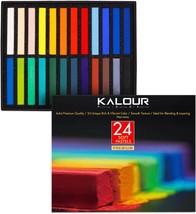 KALOUR Soft Pastel for Artists, Set of 24 and 28 similar items