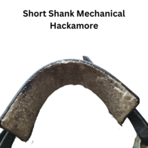 Short Shank Mechanical Hackamore Horse Size USED image 2