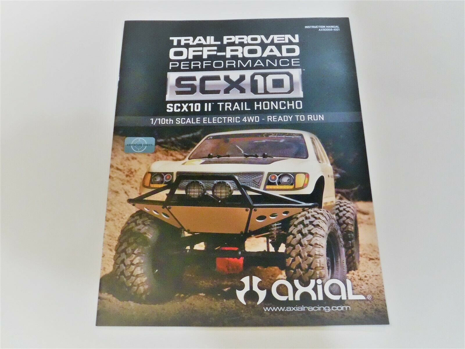 AXIAL SCX10 II Trail Honcho Manual Body Parts & Interior