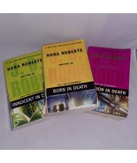 J D Robb Born in Innocent in Creation in Death Nora Roberts 3 Books Pape... - $9.99
