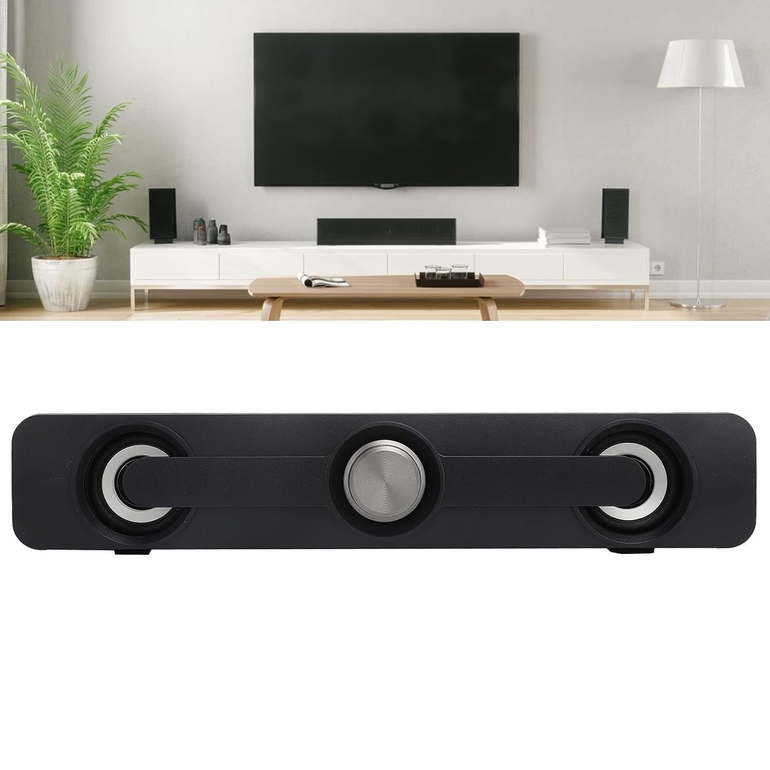 Soundbar, Wired And Wireless Bluetooth Soundbar, 3D Surround Sound Tv