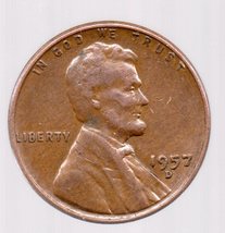 1957 D Lincoln Cent - Granny Estate Find - Fast Free Shipping - $4.99