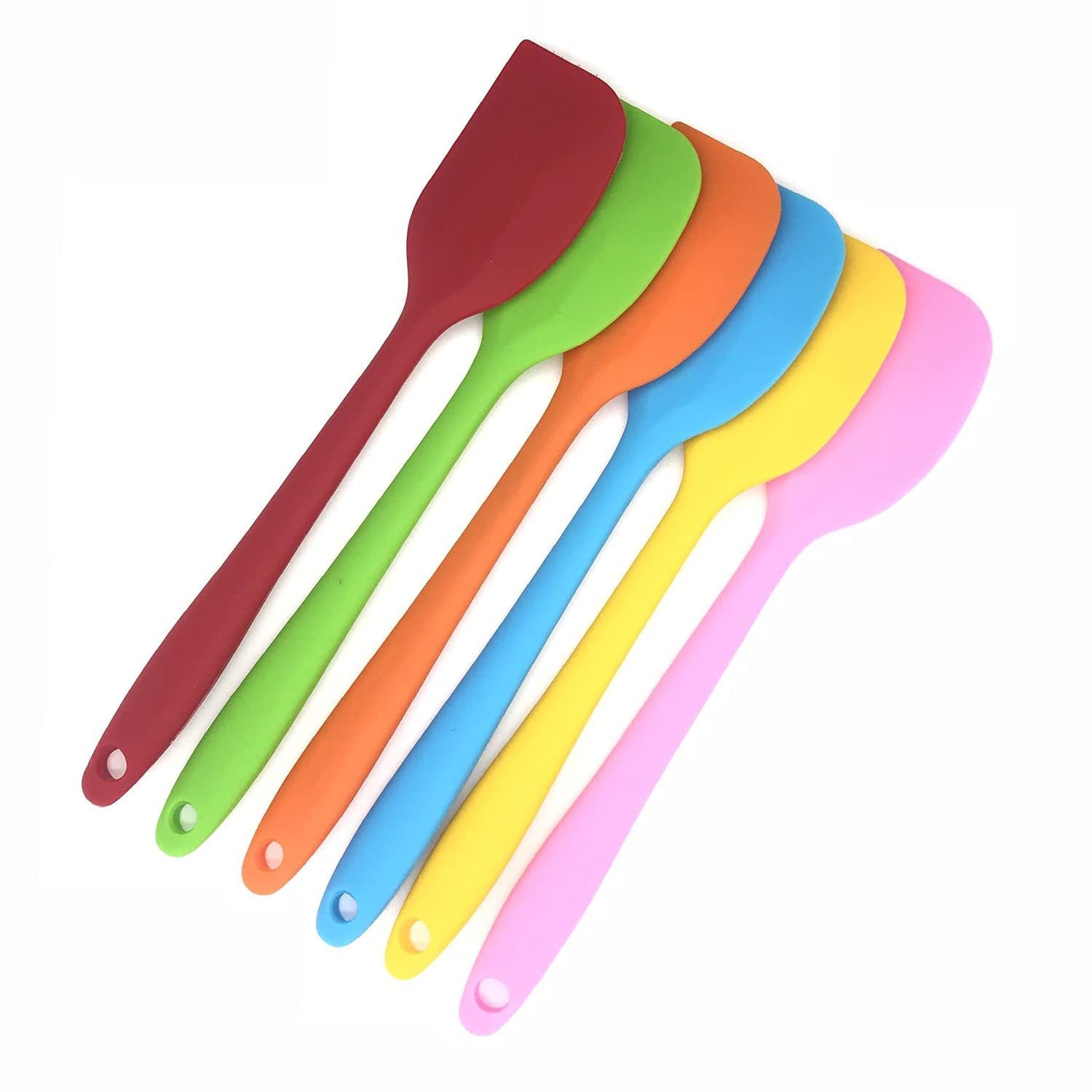 Norpro 3pc Silicone Rubber Spatula Set - Flexible Scraping