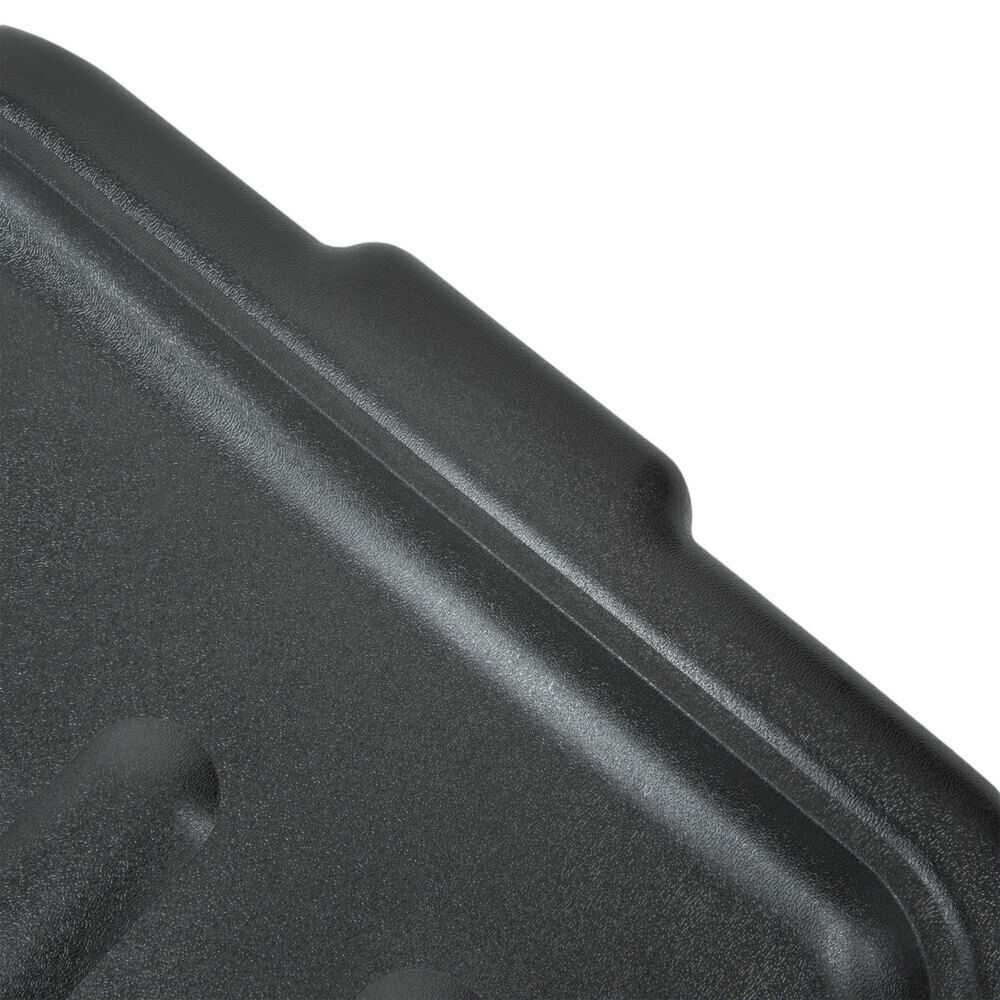 Choice Black Polyethylene Plastic Bus Tub Lid - 20 x 15