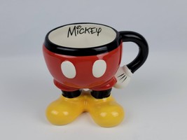 Disney Parks Mickey Mouse Bottom Pants Legs 6 oz Ceramic Coffee Mug VGC - $15.83