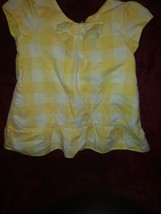 Abs Kids Adorable Yellow&amp;White Checkered? Dress Toddler Girls Sz 18 Months - $13.85