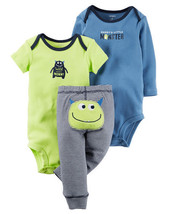 Carters Infant Boys 3pc Little Character Set Wild About Mommy Size NB NWT - $13.99