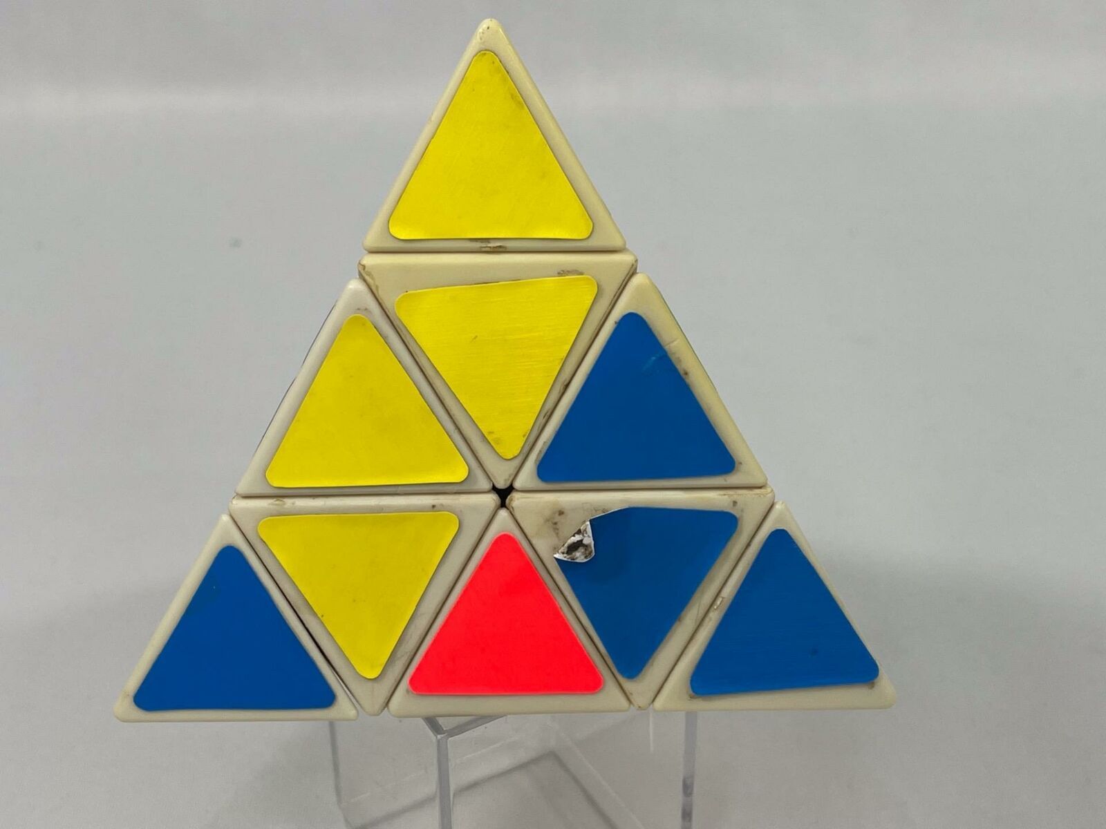 Vintage Tomy Pyraminx Rubik's Cube Toy Complete Works Brain Teasers