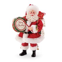Possible Dreams Santa Statue with Drum and Gift Sack 10.5" High Department 56