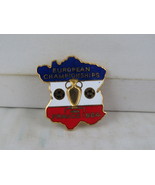 Vintage Soccer Pin - European Championships France 1984 - Inlaid Pin  - $29.00