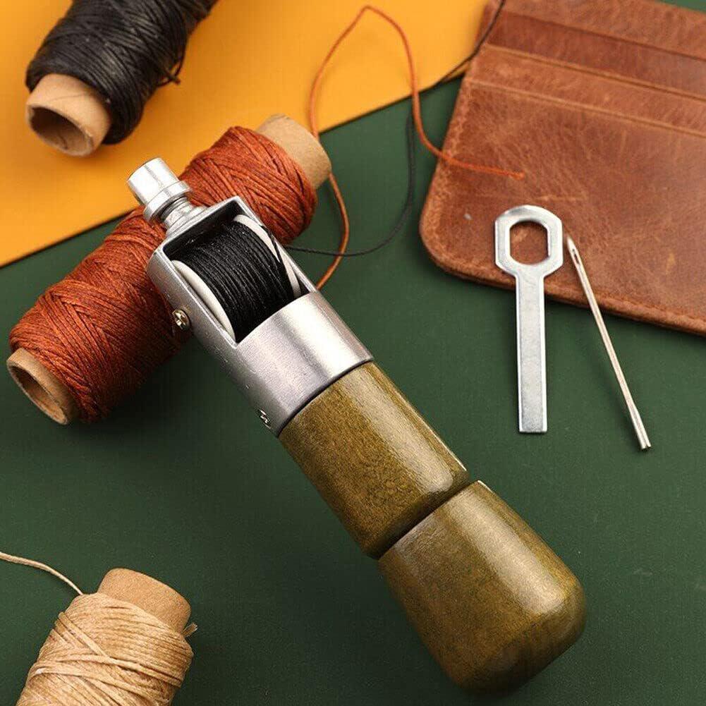 Leather Awl Kit Speedy Stitcher Hand Sewing Machine Waxed Thread For Edge  Leather Stitching Set Shoe Repair Shoemaker Craft Tool