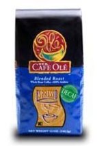 HEB Cafe Ole Whole Bean Coffee 12oz Bag (Pack of 3) (Decaf Espresso Roast) - $47.49