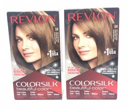 Revlon ColorSilk Hair Color 54 Light Golden Brown 1 Each (Pack of 2) - $11.87