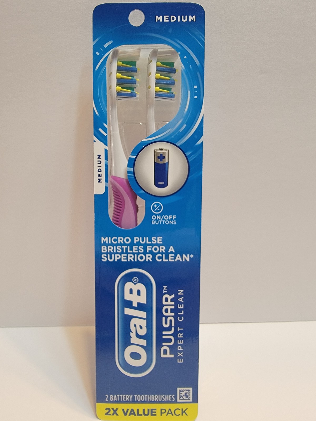 New Oral B Pulsar Expert Clean Battery Powered Toothbrushes Medium 2 ...