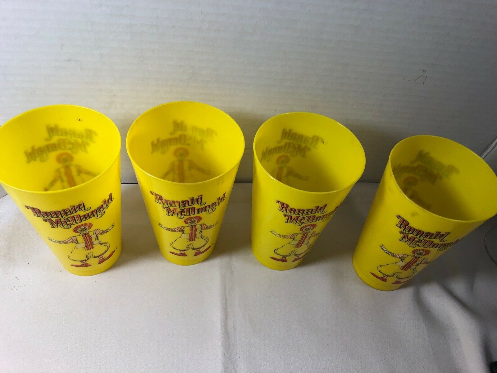 Lot 2 Mcdonald's Plastic Cups, Kids Cups, Childs Cups, Drinking Cups, Milk  Cups, Milk Glass, Drinking Glass, Ronald Mcdonald Cup, -  Norway