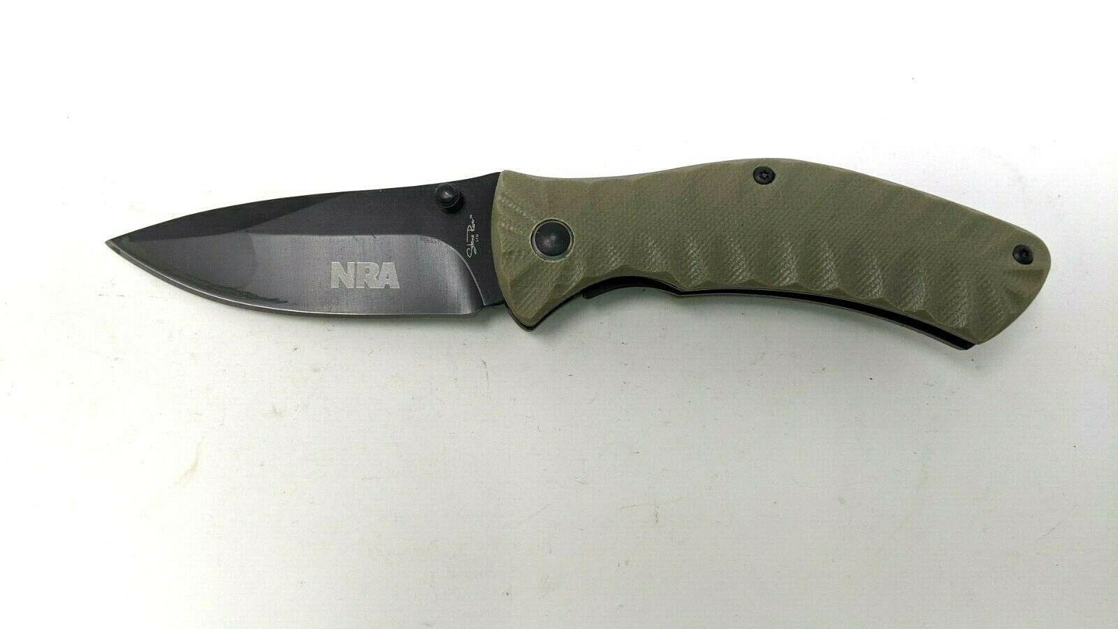 NEW Stone River NRA SRG2BMD Ironwood Ceramic Folding Liner-Lock Knife  MG23486