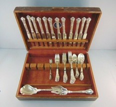 Vintage Gorham Sterling Silver Chantilly Monogram Flatware 78pcs - $6,831.00