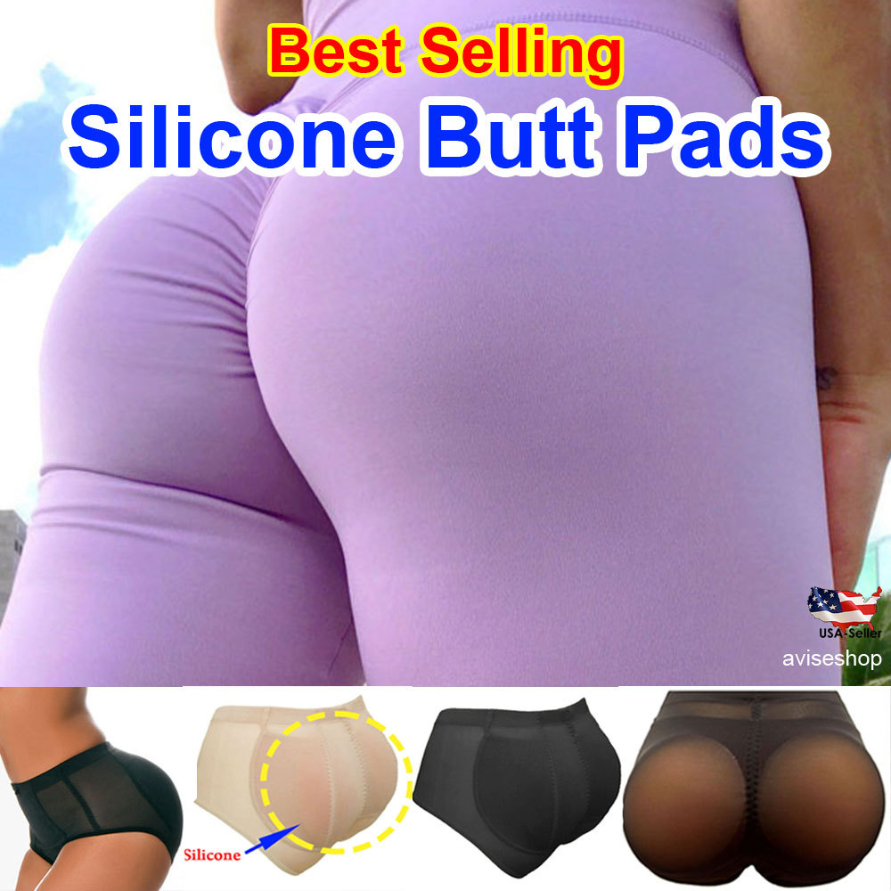 Silicone Butt Pads Fake Buttocks Shaper Panty with Tummy Control Butt Shape  & Lift