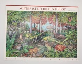 2004 USPS Northeast Deciduous Forest Stamp Sheet 10 count 37c 7th in Series   B9 - $9.99