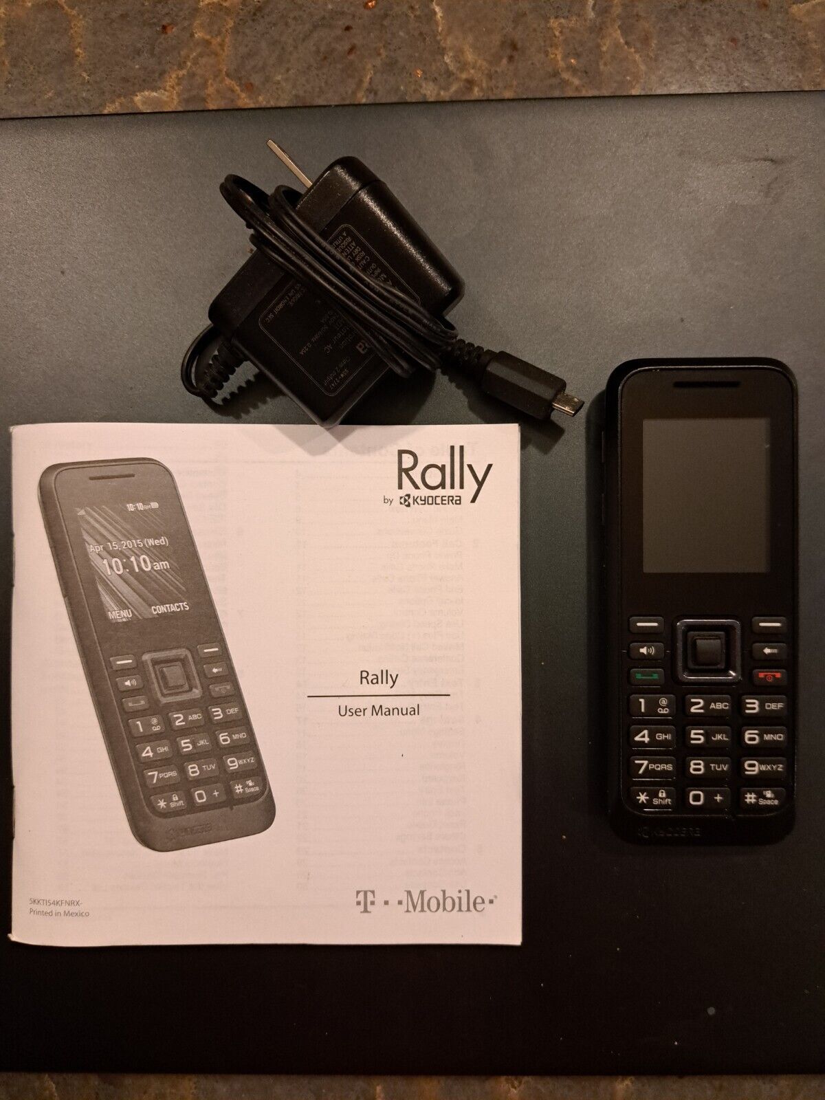 Kyocera Rally S1370 - Black (T-Mobile) Prepaid 3G GSM Basic Camera Cell Phone - $28.49